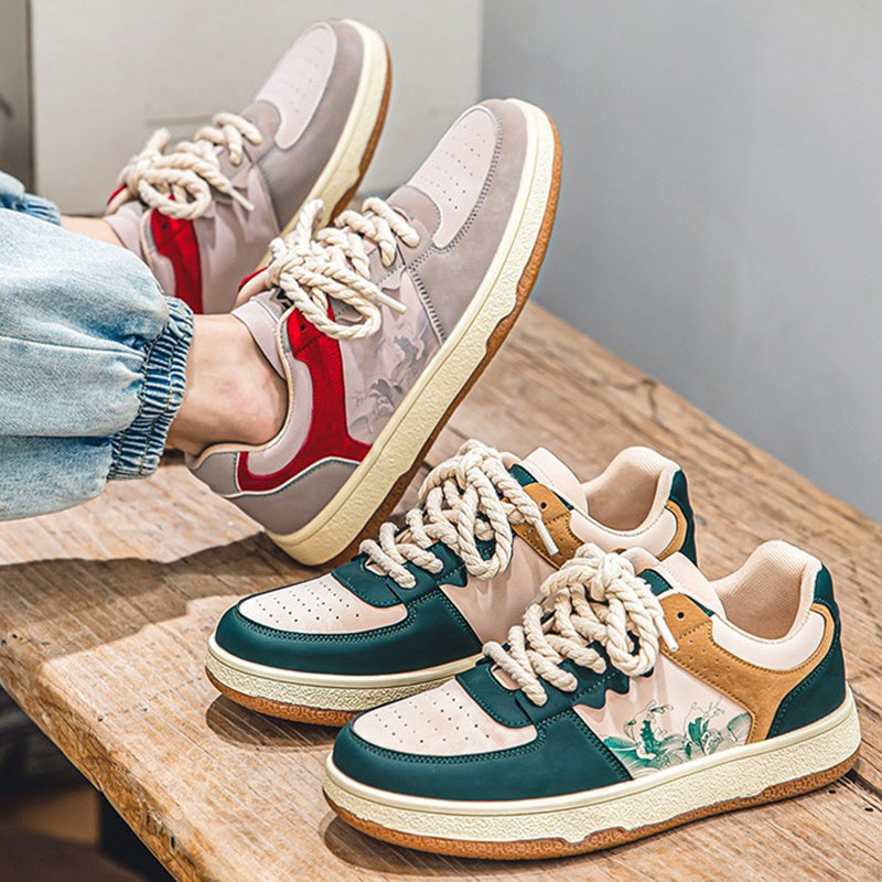 Chaussures Décontractées Homme - Semelle Épaisse Confortable - Baskets Respirantes