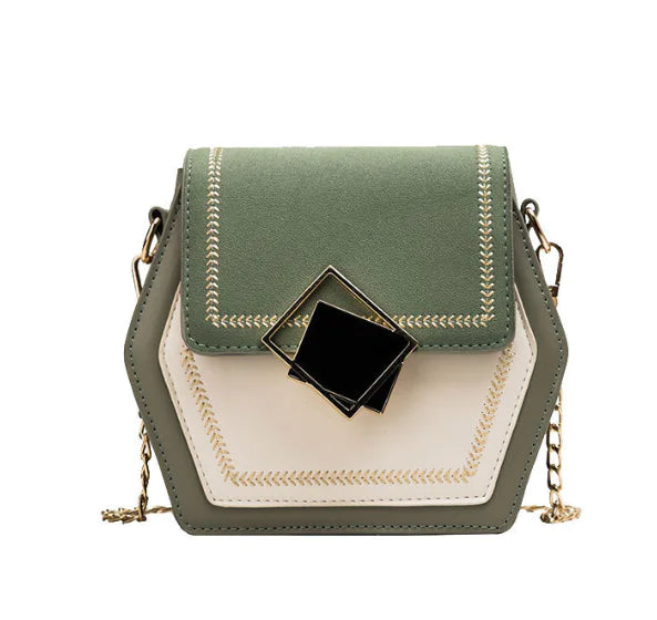 Fashionable Patent Leather Sequin Shoulder Bag 2019